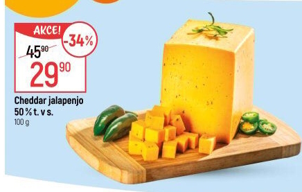 Sýr Cheddar s Jalapenjo