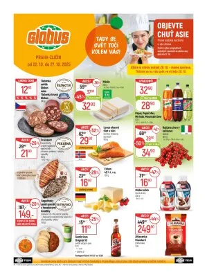 akční leták Globus 22.10.2025-27.10.2025