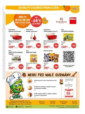 akční leták Globus 22.10.2025-27.10.2025