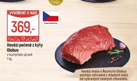 Hovězí pečeně z kýty Globus