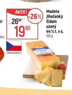 Madeta Jihočeský Eidam uzený