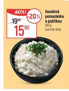 Goudová pomazánka s pažitkou
