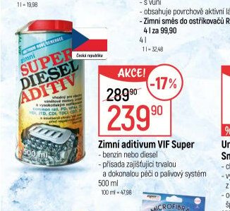 Zimní aditivum VIF Super