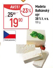 Balkánský sýr Madeta