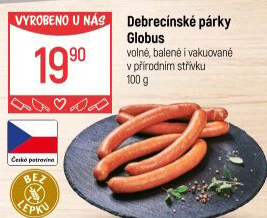 Párky debrecínské Globus