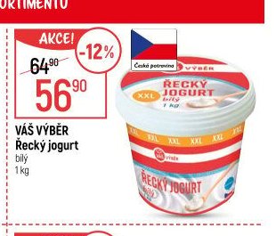 Váš výběr Řecký jogurt