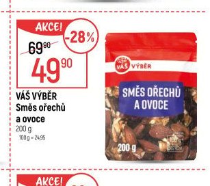 VÁŠ VÝBĚR Směs ořechů a ovoce
