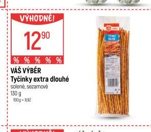 VÁŠ VÝBĚR Tyčinky extra dlouhé
