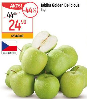 Jablka Golden Delicious