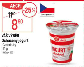Jogurt krémový ochucený Váš Výběr