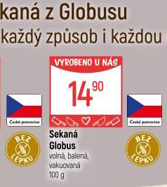Sekaná masová Globus