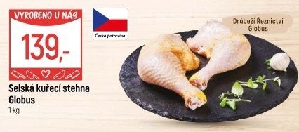 Selská kuřecí stehna Globus