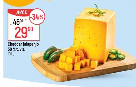 Sýr Cheddar s Jalapenjo