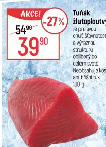 Tuňák žlutoploutvý filet