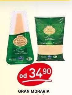GRAN MORAVIA extra tvrdý sýr, strouhaný 60 - 100 g