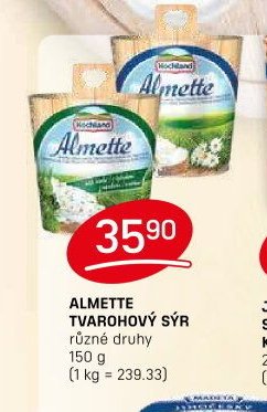 ALMETTE TVAROHOVÝ SÝR