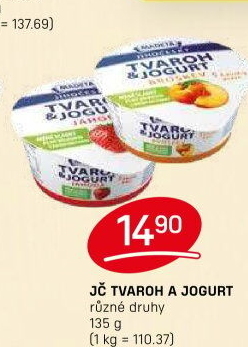 Dezert tvaroh s jogurtem jihočeský Madeta