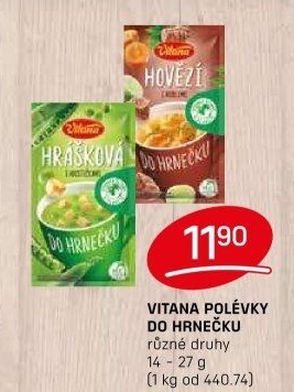 Instantní polévka do hrnečku Vitana