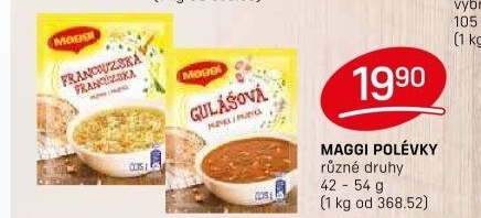 Instantní polévky Maggi