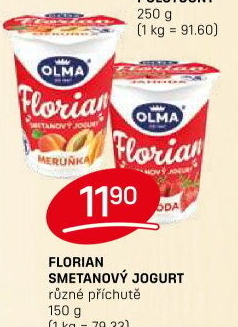 Jogurt smetanový Florian Olma