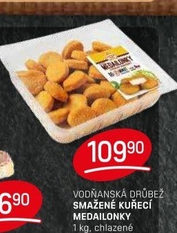 Kuřecí medailonky smaženéVodňanské kuře