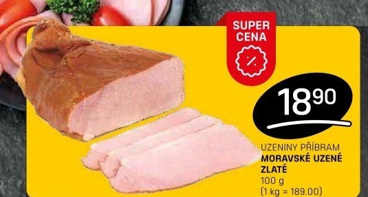 Moravské uzené zlatéPříbramská uzenina