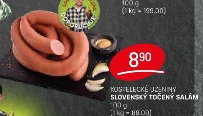 Salám slovenský točený Kostelecké uzeniny