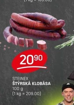 Štýrská klobása Steinex