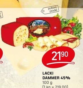Sýr 45% Lacki Dammer