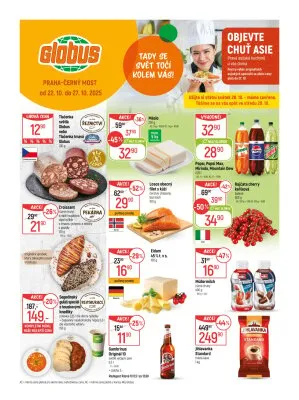 akční leták Globus 22.10.2025-27.10.2025