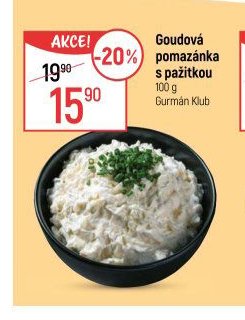 Goudová pomazánka s pažitkou