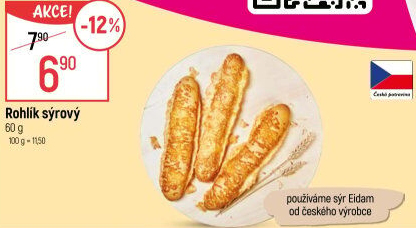 Rohlík se sýrem