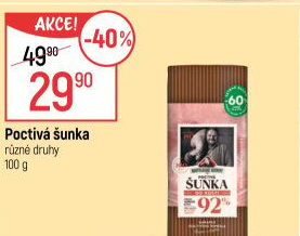 Šunka poctivá Kostelecké uzeniny