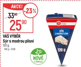 Sýr s modrou plísní Váš Výběr