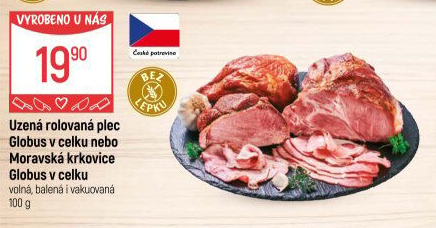 Uzená rolovaná plec Globus