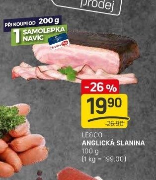 Le&Co Anglická slanina