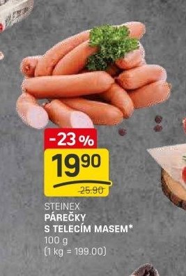 Steinex Párečky s telecím masem