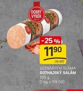 Uzenářství Sláma Gothajský salám