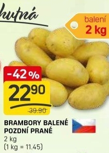 Brambory konzumní pozdní