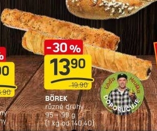 Burek se slanou náplní