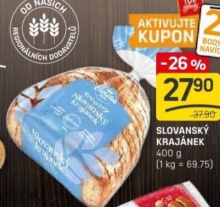 Chléb Slovanský krajánek Odkolek