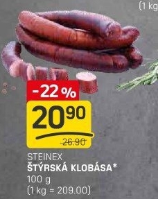 Štýrská klobása Steinex