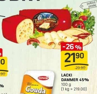 Sýr 45% Lacki Dammer