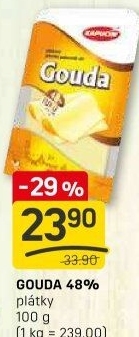 Sýr Gouda 48% Kapucín