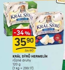 Sýr Hermelín Král sýrů