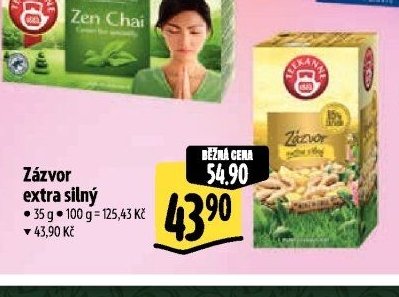 Teekanne Zázvor extra silný