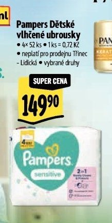 Pampers Dětské vlhčené ubrousky