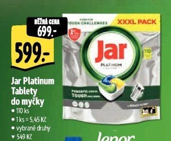 Jar Platinum Tablety do myčky