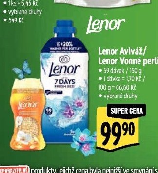 Lenor Aviváž / Lenor Vonné perličky