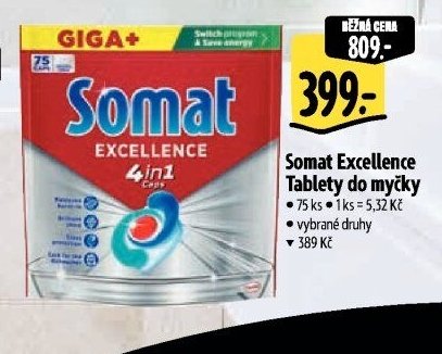 Somat Excellence Tablety do myčky